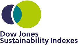 accreditation banner for Dow Jones Sustainability Indexes